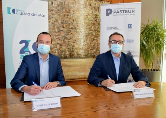 Clínica Ciudad del Mar y Clínica Oftalmológica Pasteur concretaron acuerdo con el objetivo de cuidar la visión de todos sus pacientes